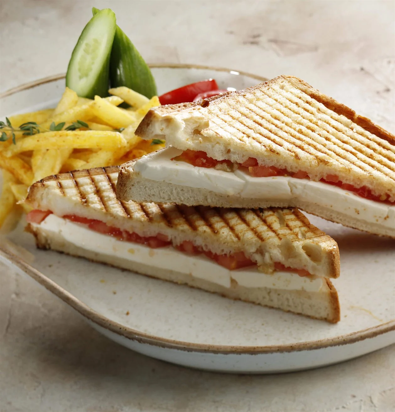 Kaşarlı Bazlama Tost