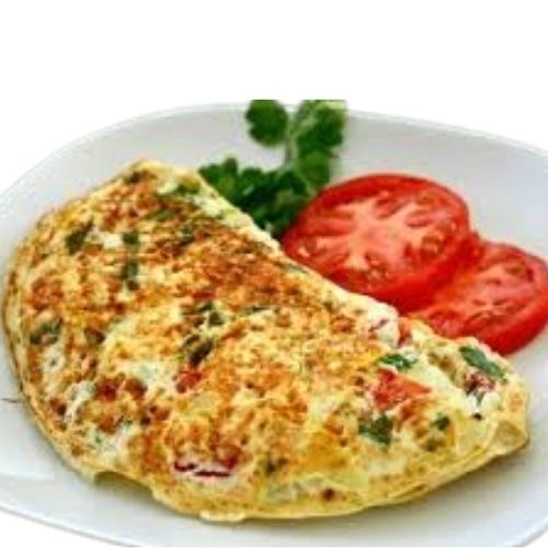 Peynirli ve Domatesli Omlet