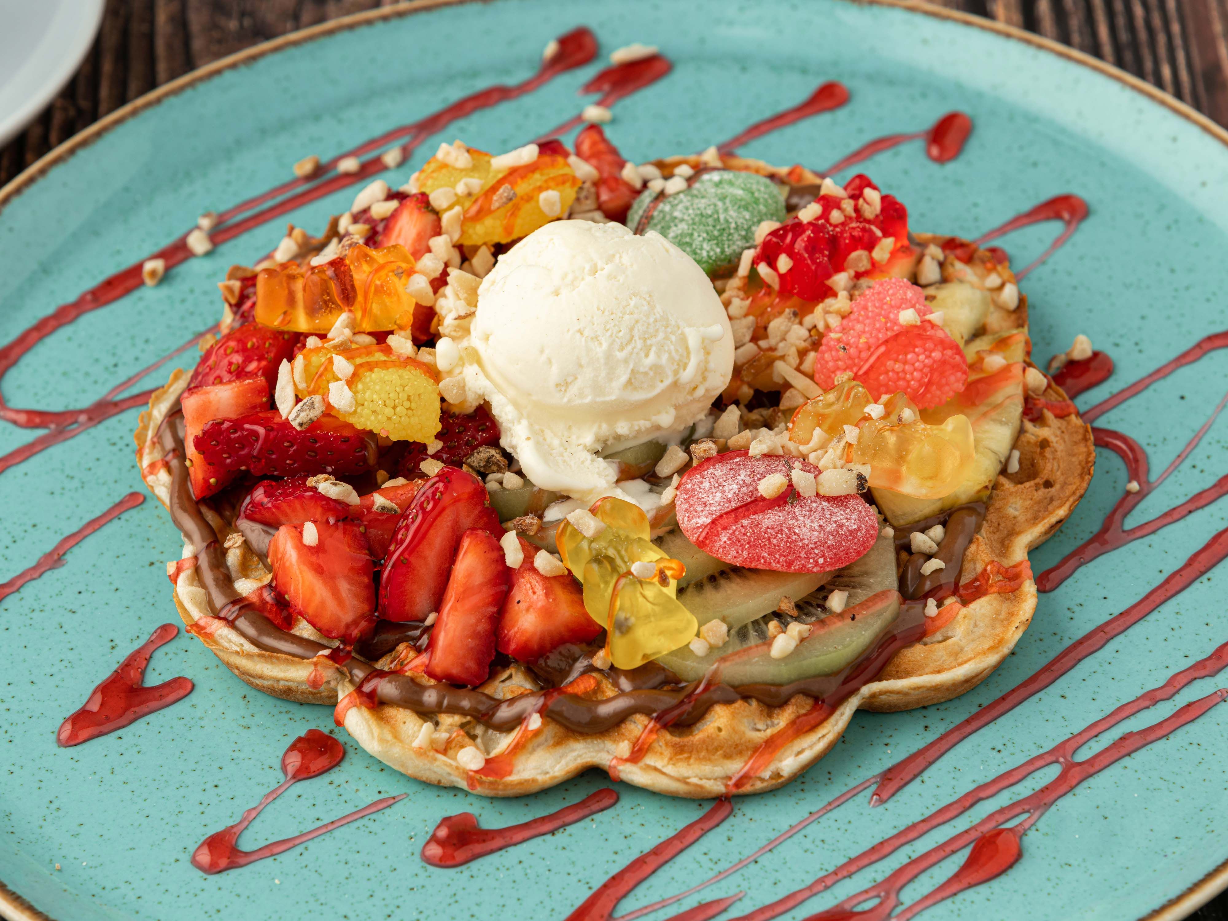 Rainbow Waffle